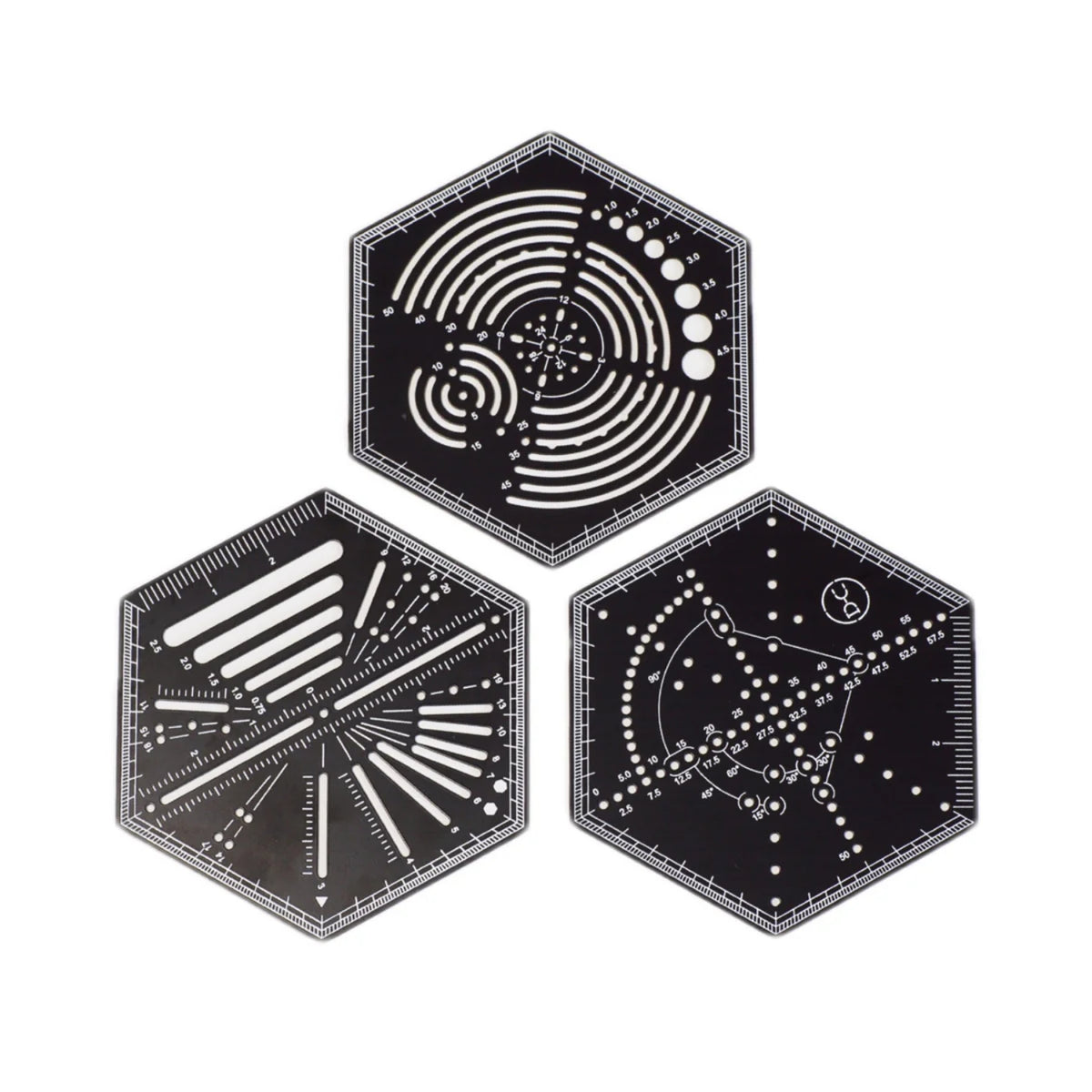 Hexagonal Ruler 【SELECT】Hexagonal Ruler 2.5(ヘキサゴナルルーラー2.5) – stilform JAPAN
